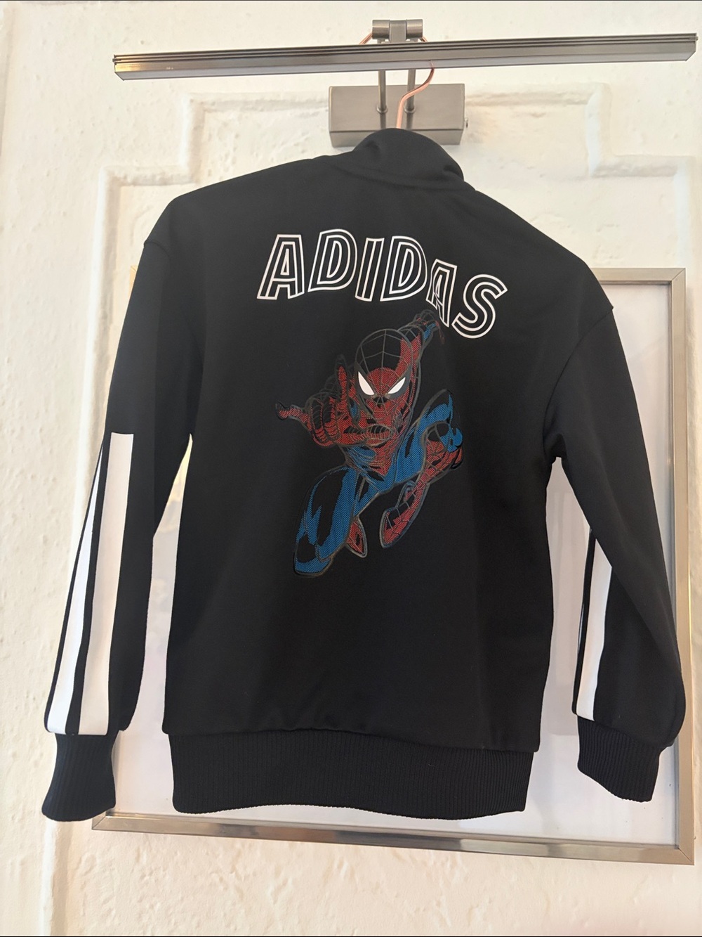 adidas Black Marvel Spider-Man Track Jacket